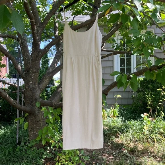 Jenni Kayne Rove Dress Tan Small - Picture 3 of 8